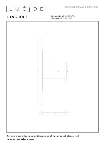 Lucide LANGHOLT - Pendant light - LED Dim. - CCT - 1x28W 2200K/4000K - Light wood - Vibes